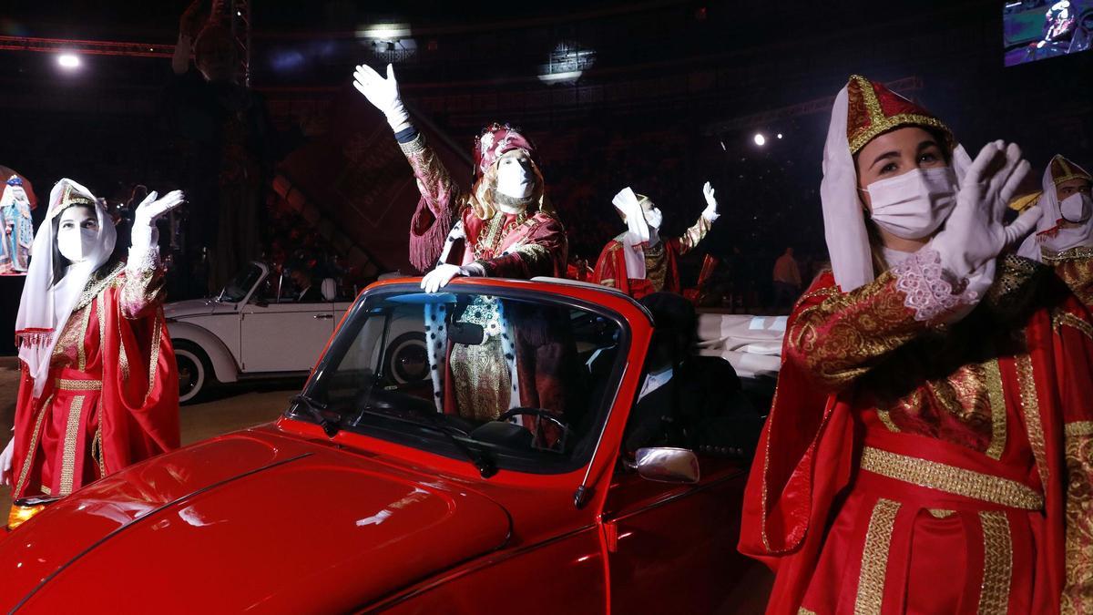 La Cabalgata de Reyes en la Plaza de Toros