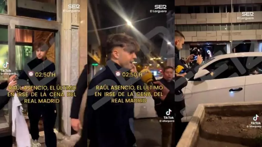 Sale el último de la cena de equipo... Y las redes se preguntan cómo es posible que cogiera el coche