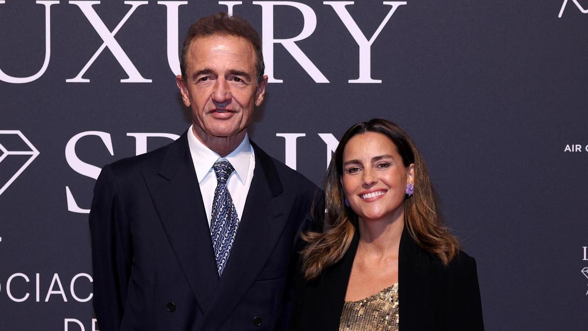 Alessandro Lequio y María Palacios en la entrega de los Premios de la Asociación Española del Lujo