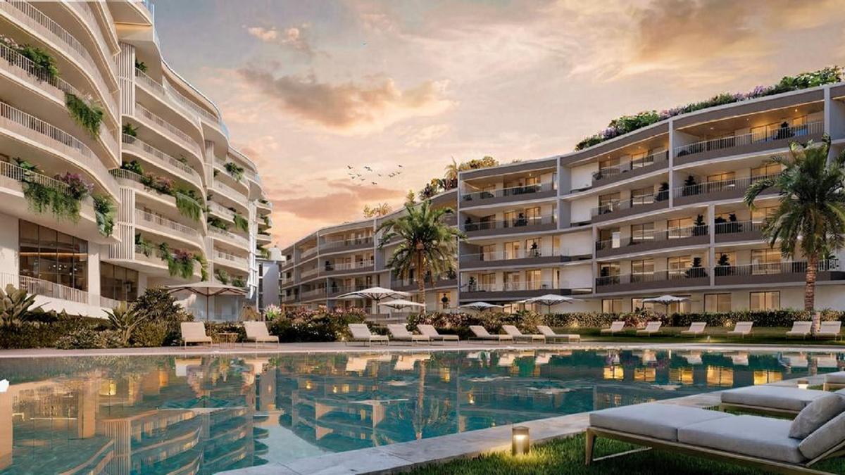 El residencial Magna del Grupo Abu en Torremolinos constará de varios edificios con amplias zonas comunes.