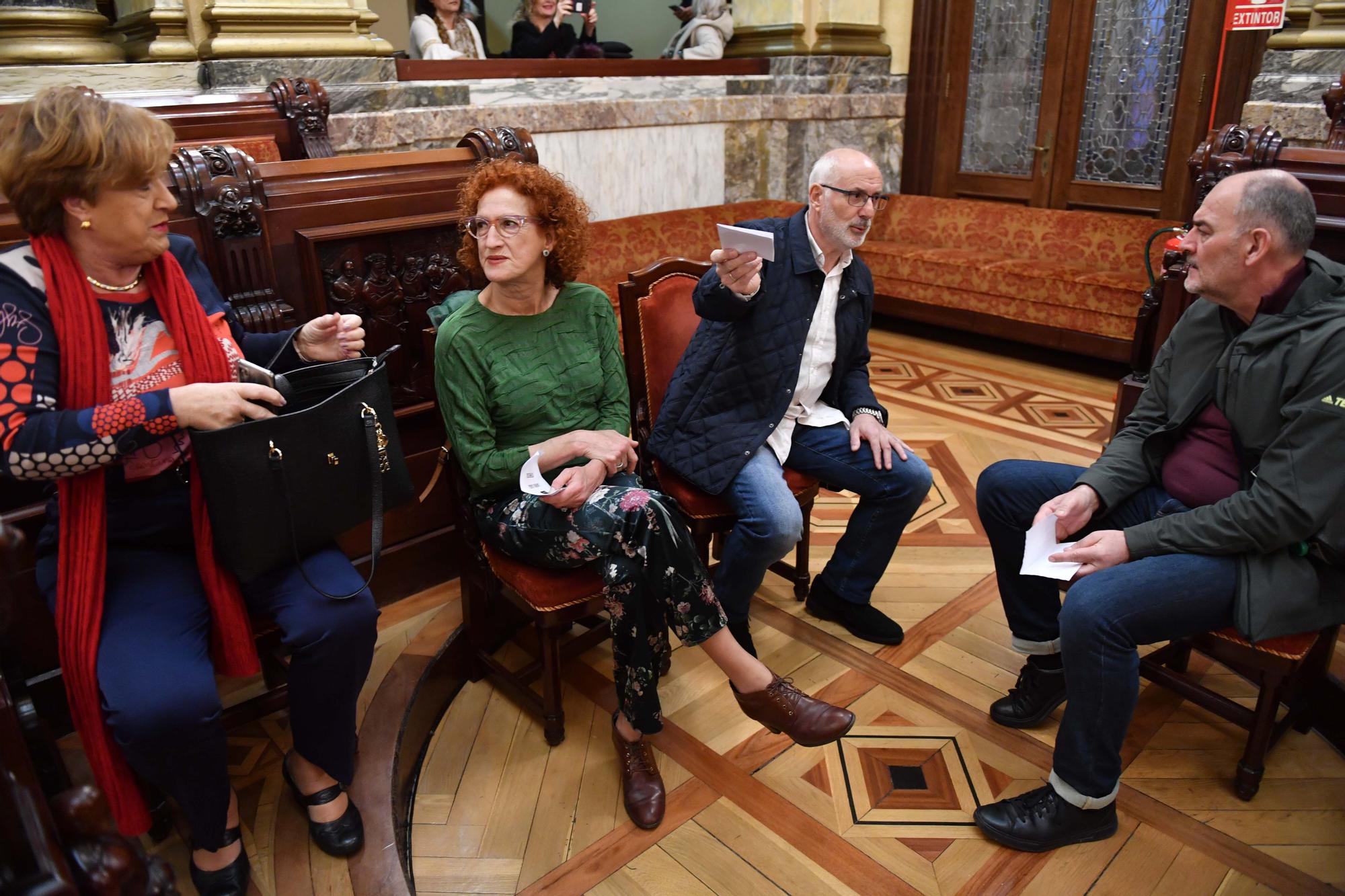 Homenaje a funcionarios jubilados del Ayuntamiento de A Coruña