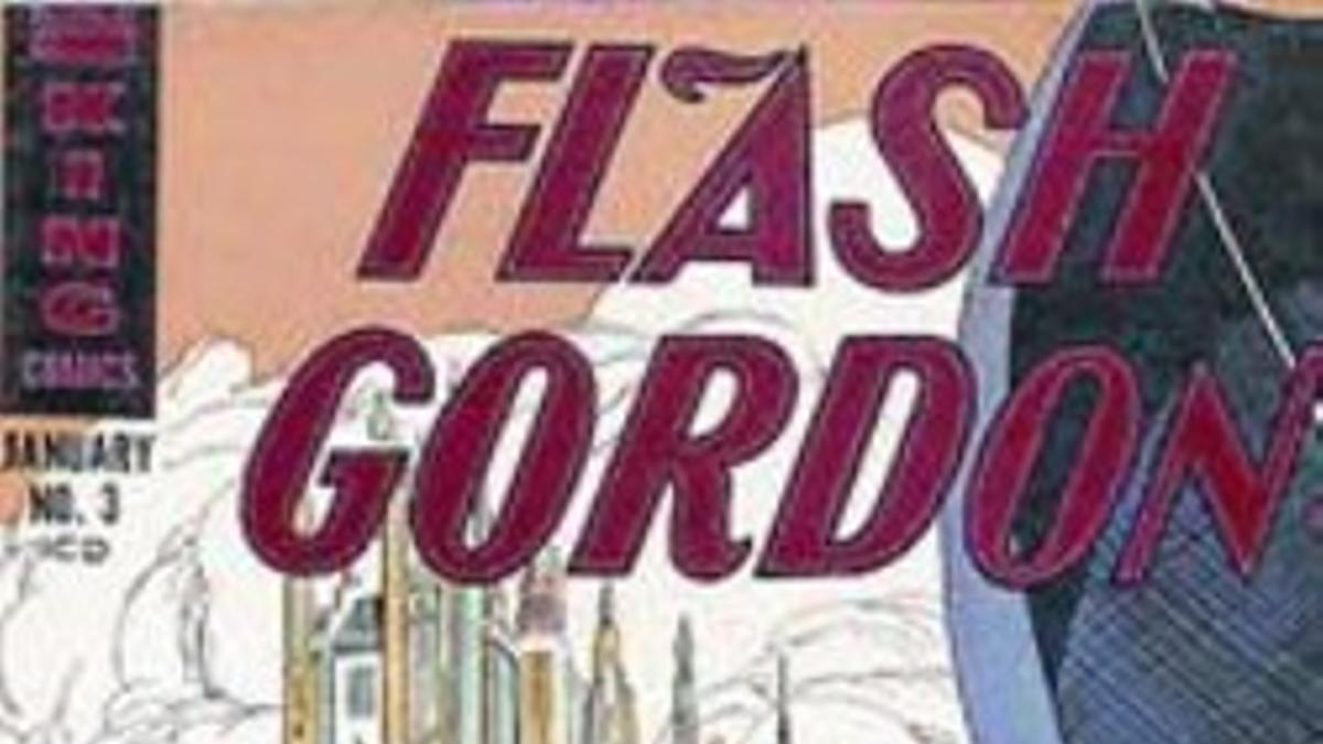 Portada de un tebeo de Flash Gordon.