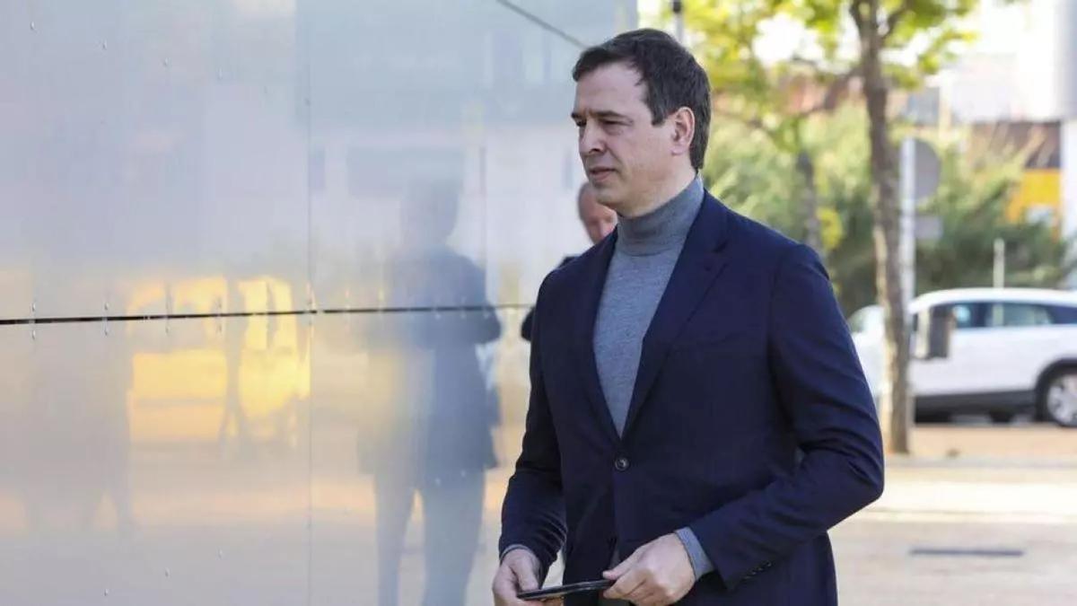 David Sánchez, entrando en la Audiencia Provincial de Badajoz, en una imagen de archivo.