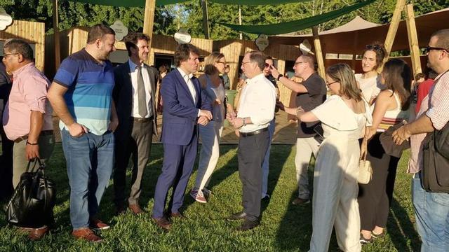 Un momento de la inauguración, ayer, en Monçao. | D.P.
