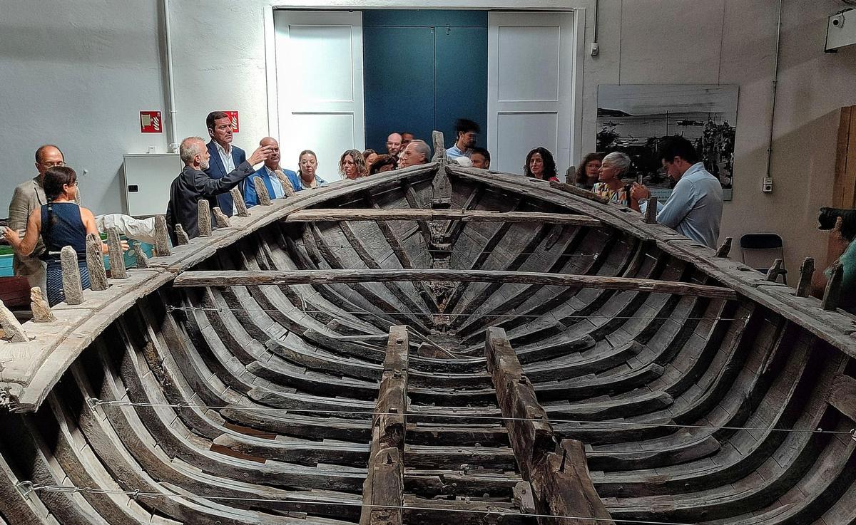 La inauguración de los espacios rehabilitados del Museo Massó de Bueu