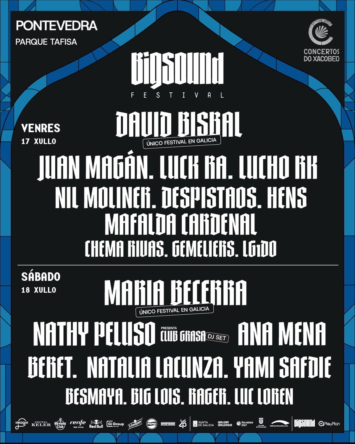 Cartel del Big Sound Pontevedra