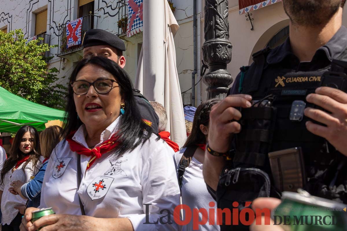 Recorrido Caballos del Vino día dos de mayo en Caravaca