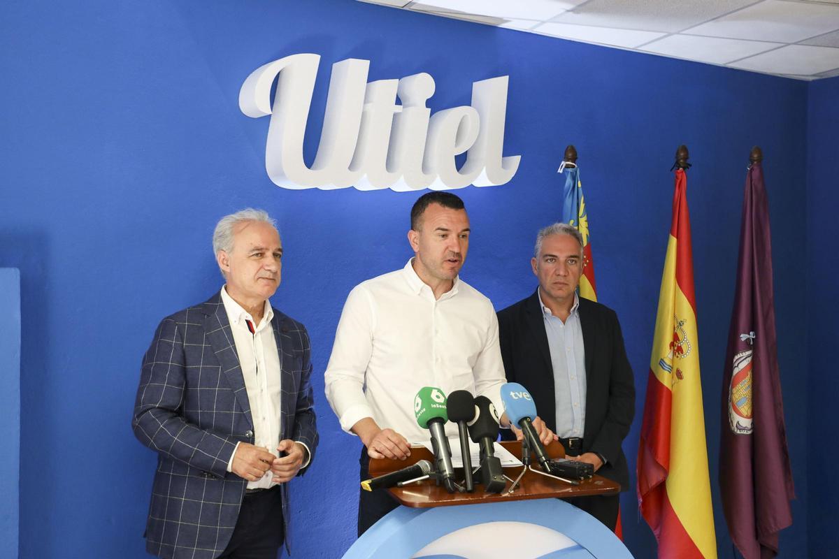 Vicent Mompó, esta mañana en un acto con Elías Bendodo.