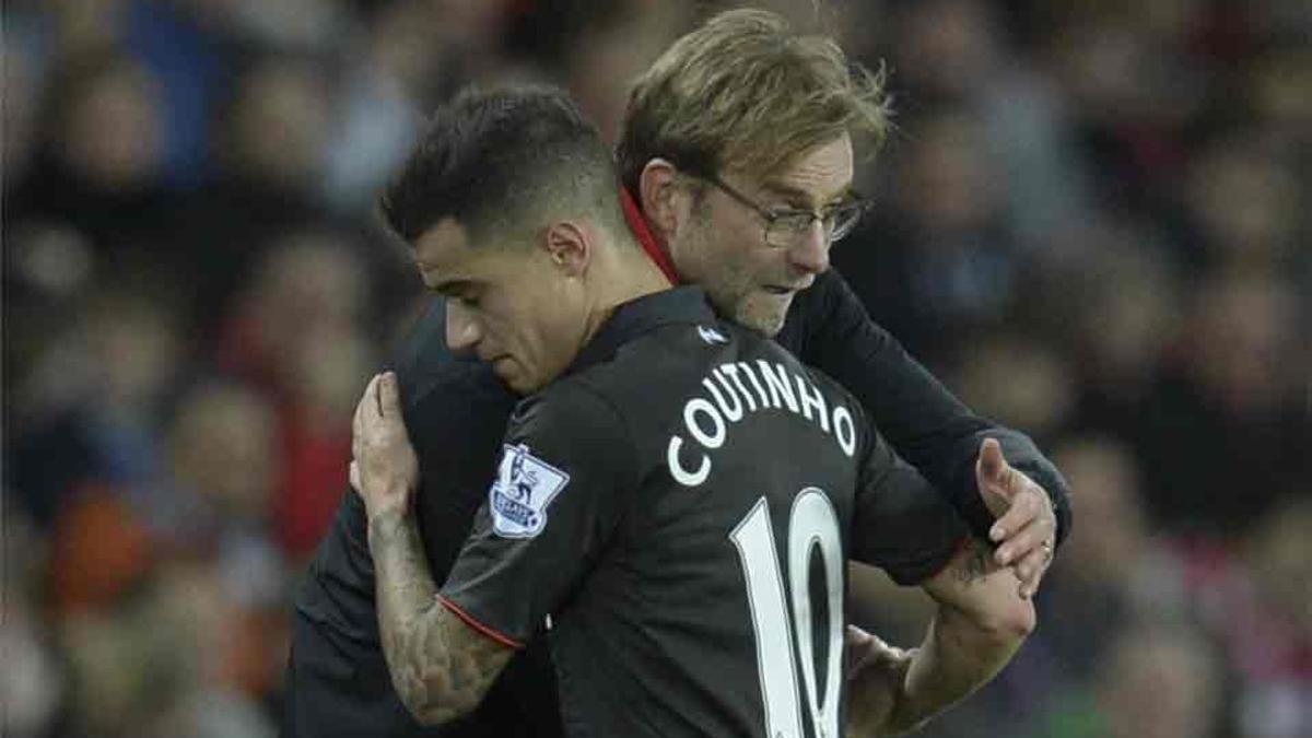 A Coutinho le tocará reencontrarse con Jürgen Klopp