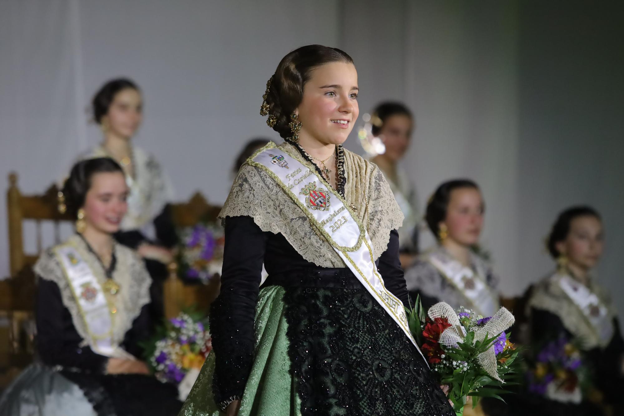 Galania a la reina infantil de las fiestas de la Magdalena