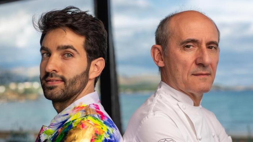 Albert Llobet i Paco Pérez, d&#039;esquera a dreta