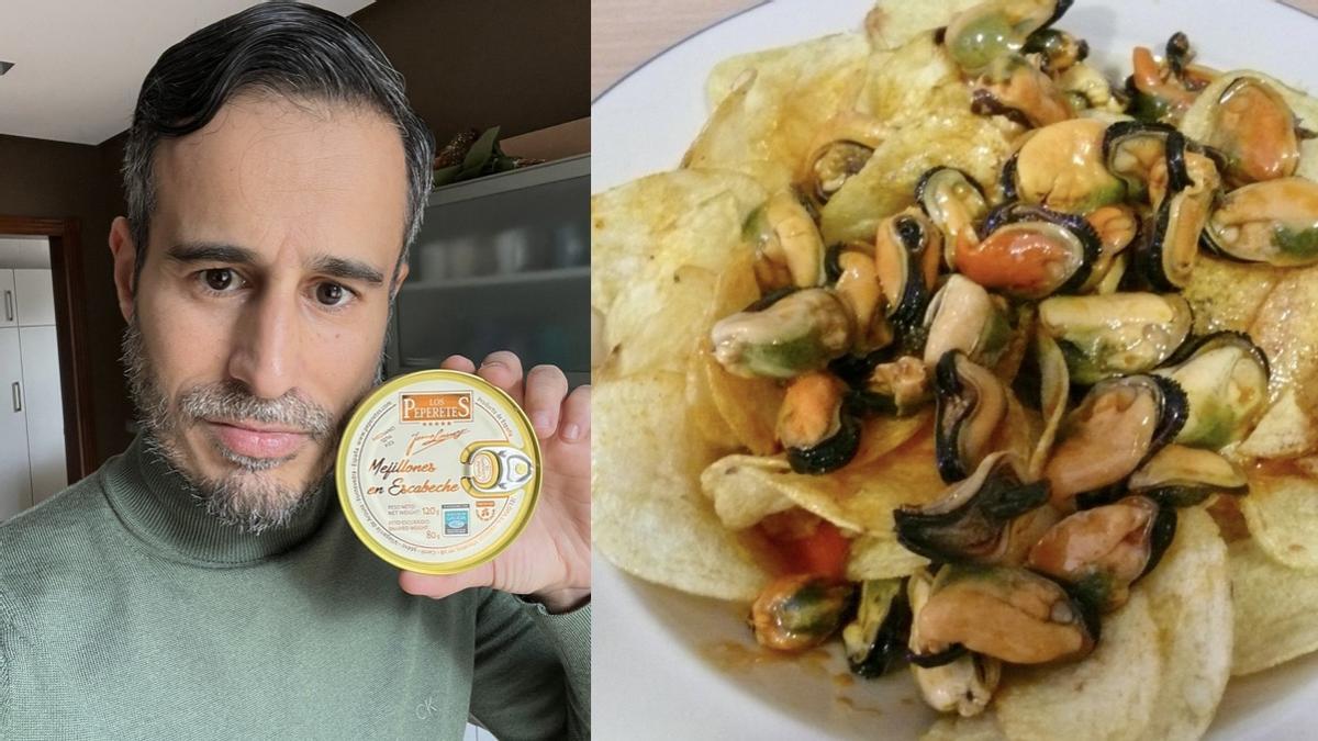 El Catalatas nos propone varias recetas, entre ellas mejillones en escabeche con patatas fritas.