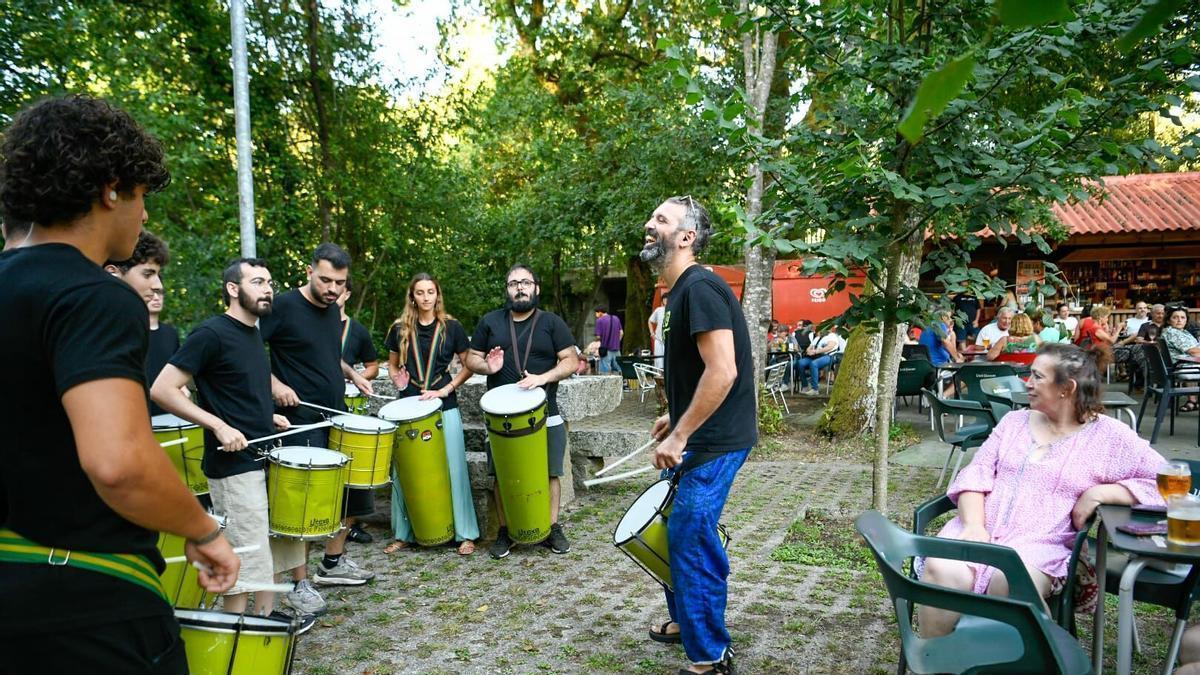 Batucada en el Festival Internacional de Percusión de Merza.