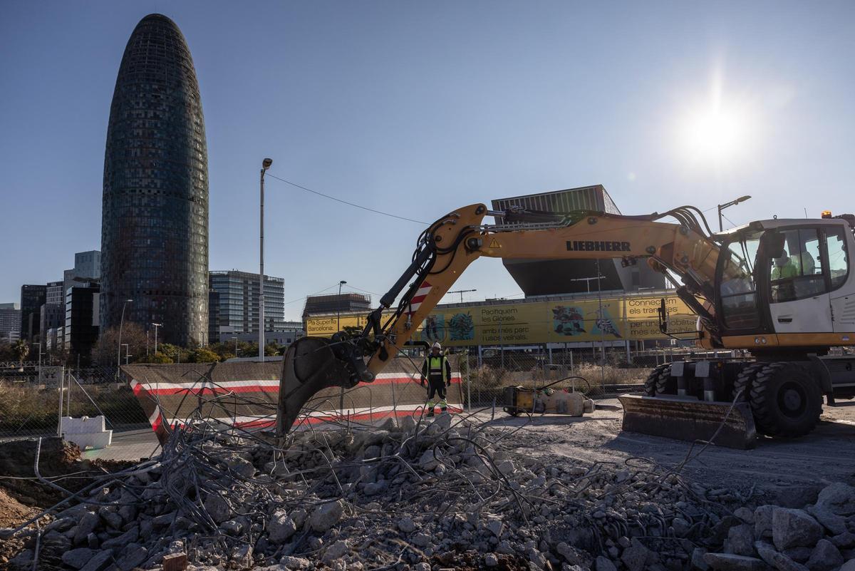 Barcelona inicia las obras del gran parque de Glòries