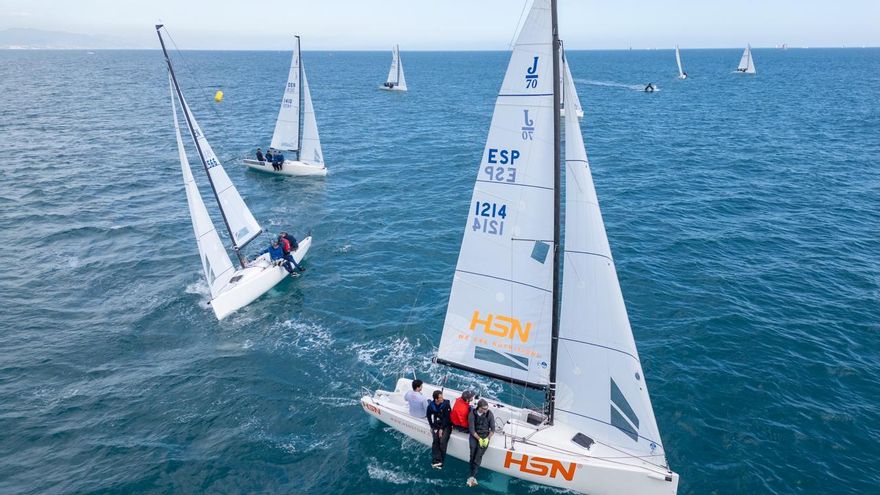 Los canarios del “HSN Sailing Team”, campeones del tercer evento de las Barcelona Winter Series de J70