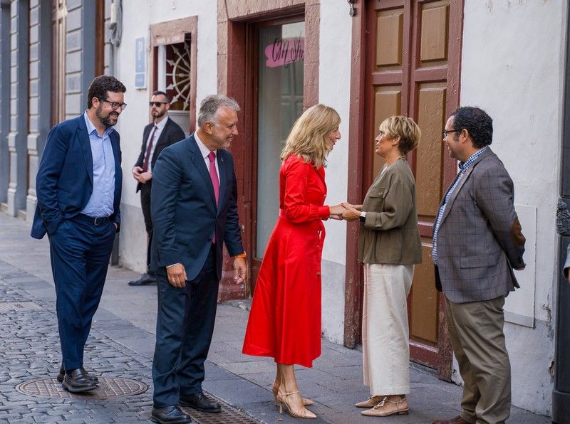 Visita de Yolanda Díaz a La Palma