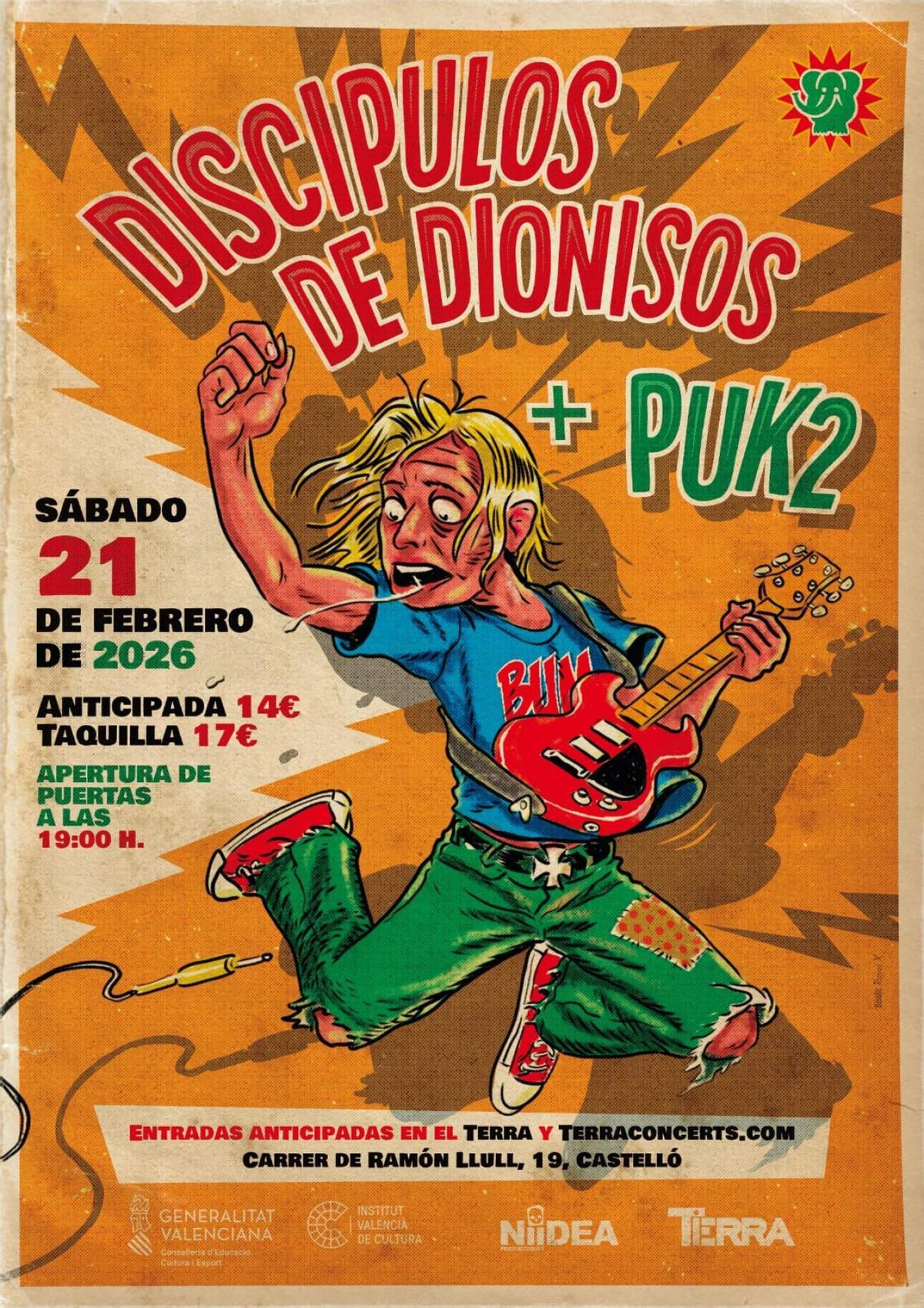 Discipulos de Dionisos en el Terra.