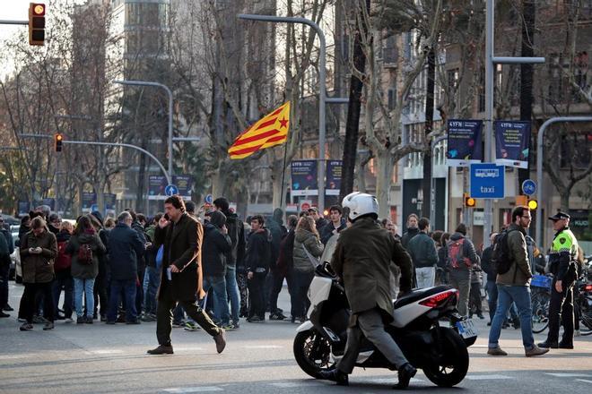 Protestas en Cataluña contra el juicio del 'procés'
