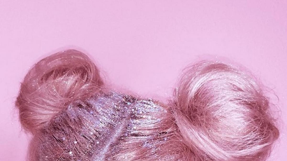 Tendencia en Instagram: peinados glitter