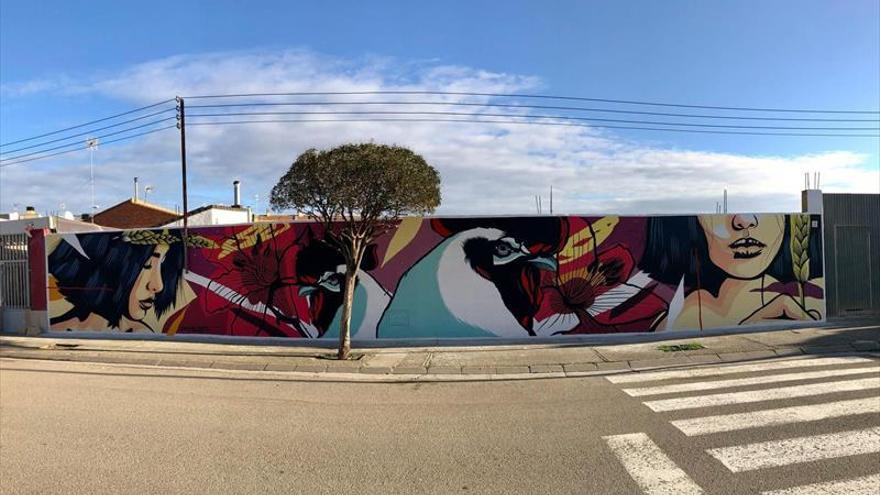 La mujer, epicentro del nuevo mural del artista Diego Vicente