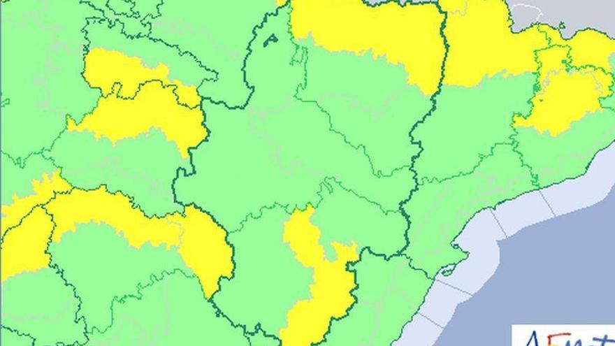 Alerta amarilla por viento en el Pirineo y por frío en el norte y en Teruel