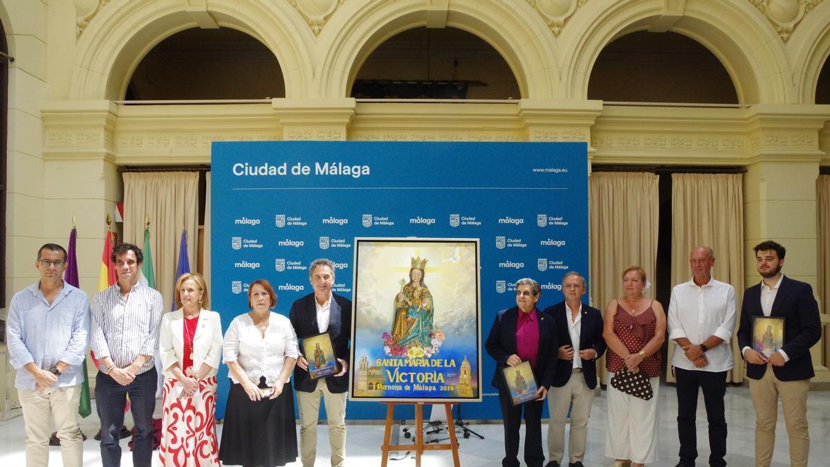 Presentación cartel de la procesión de Santa María de la Victoria 2026