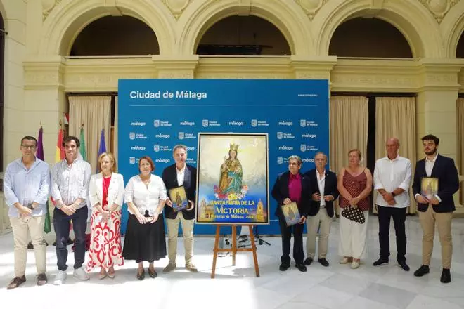 Presentación cartel de la procesión de Santa María de la Victoria 2026