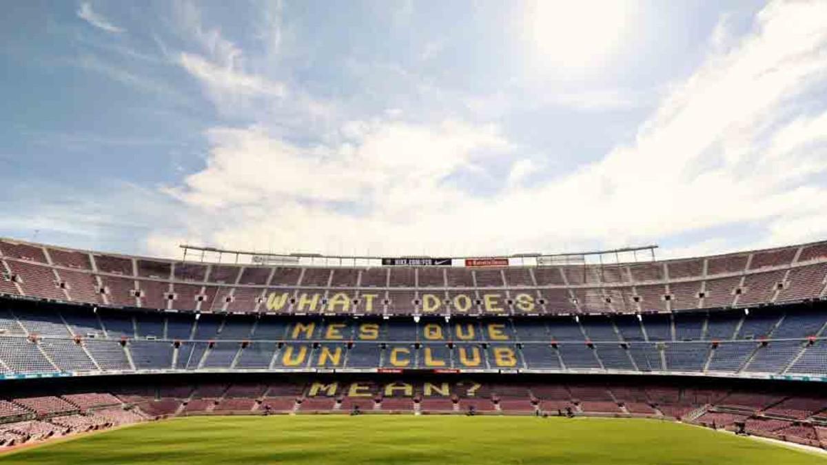 El Barcelona presenta la campaña 'Més que un club'