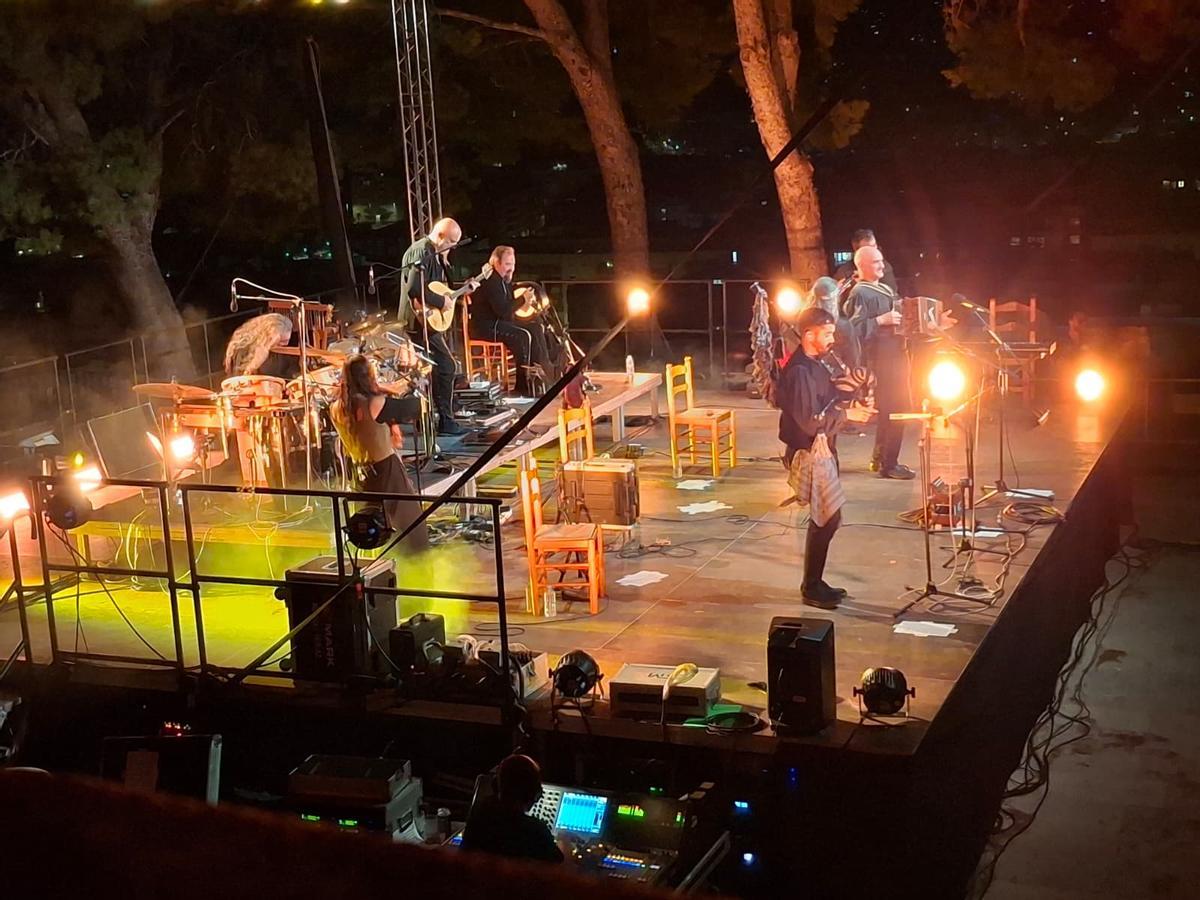 Otro momento del concierto de "Música al Castell"