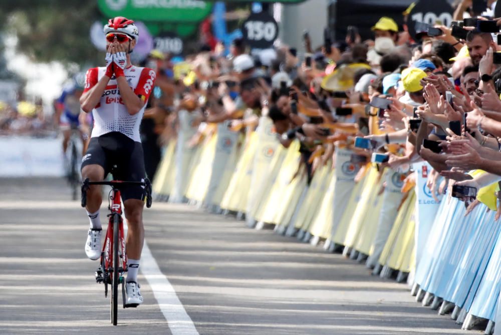 De Gendt se impone en la octava etapa del Tour.