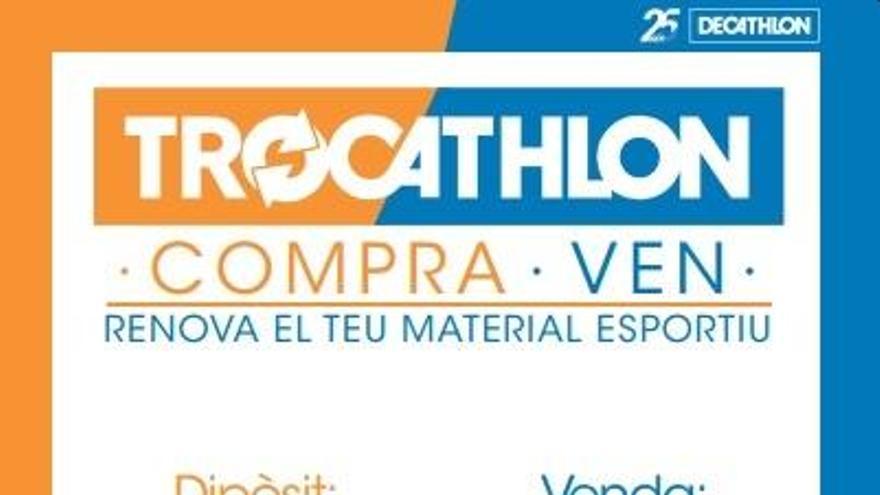 La fira del material esportiu de segona mà s&#039;instal·la al Decathlon