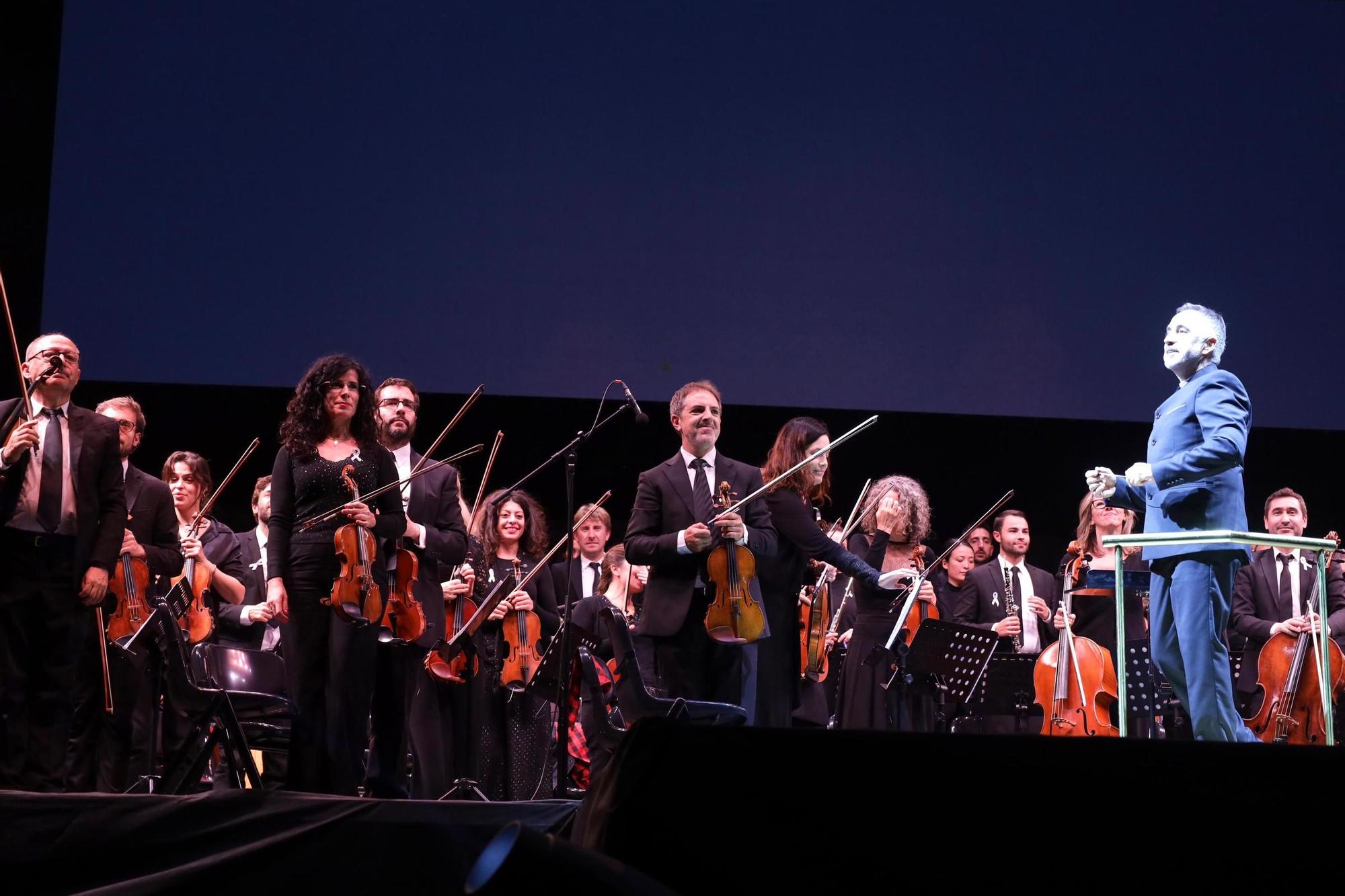 En imágenes | Concierto en la Plaza del Pilar de la Orquesta Reino de Aragón