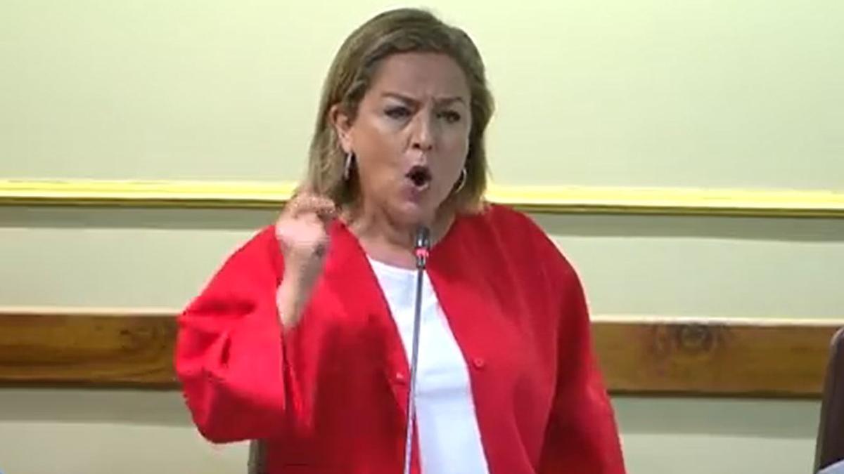 Ana Oramas, indignada en el Congreso de los Diputados ante el "olvido" del Gobierno de España a la hora de presentar las particularidades de Canarias en la Unión Europea