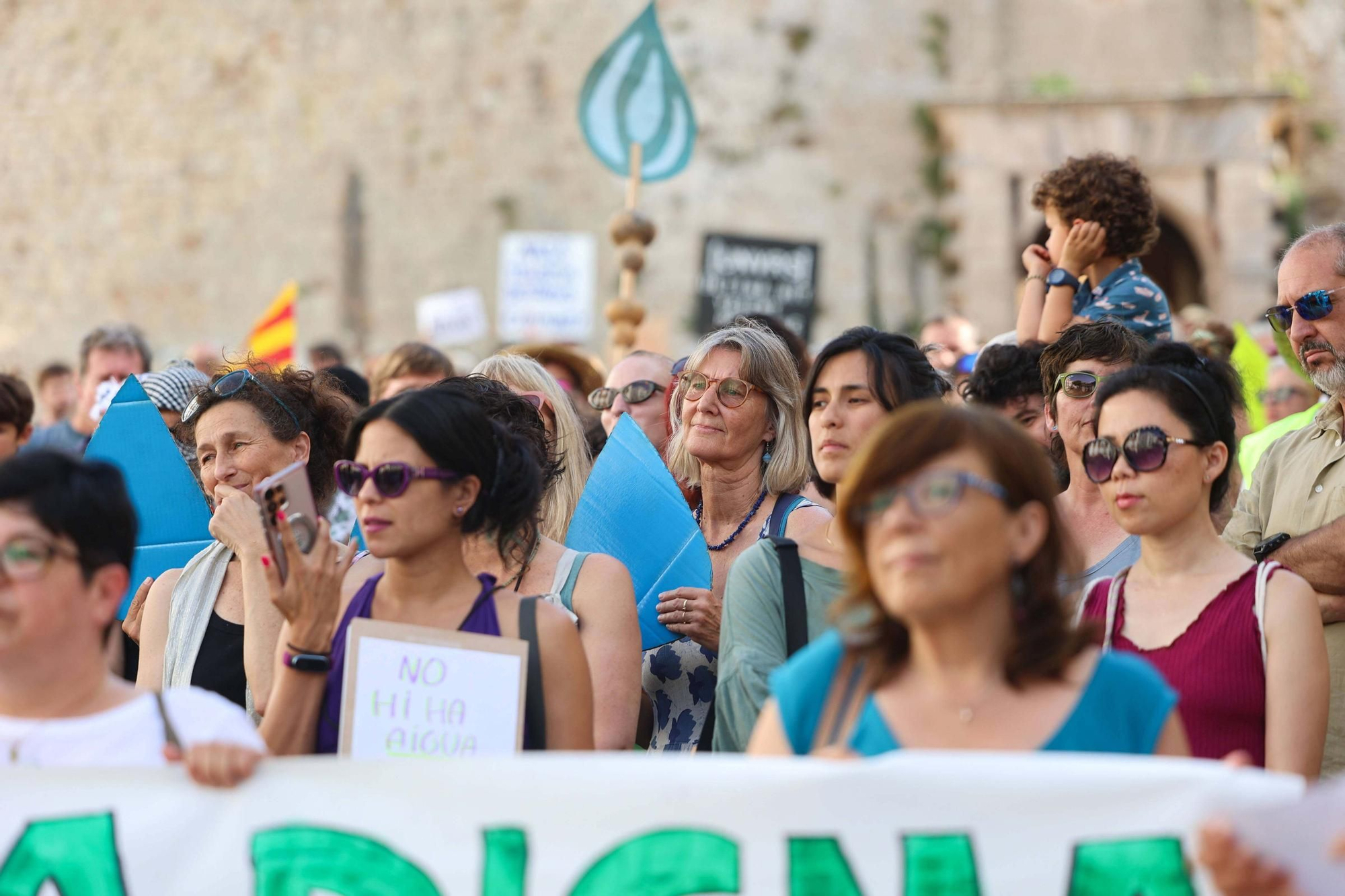 Manifestación contra la masificación turística en Ibiza