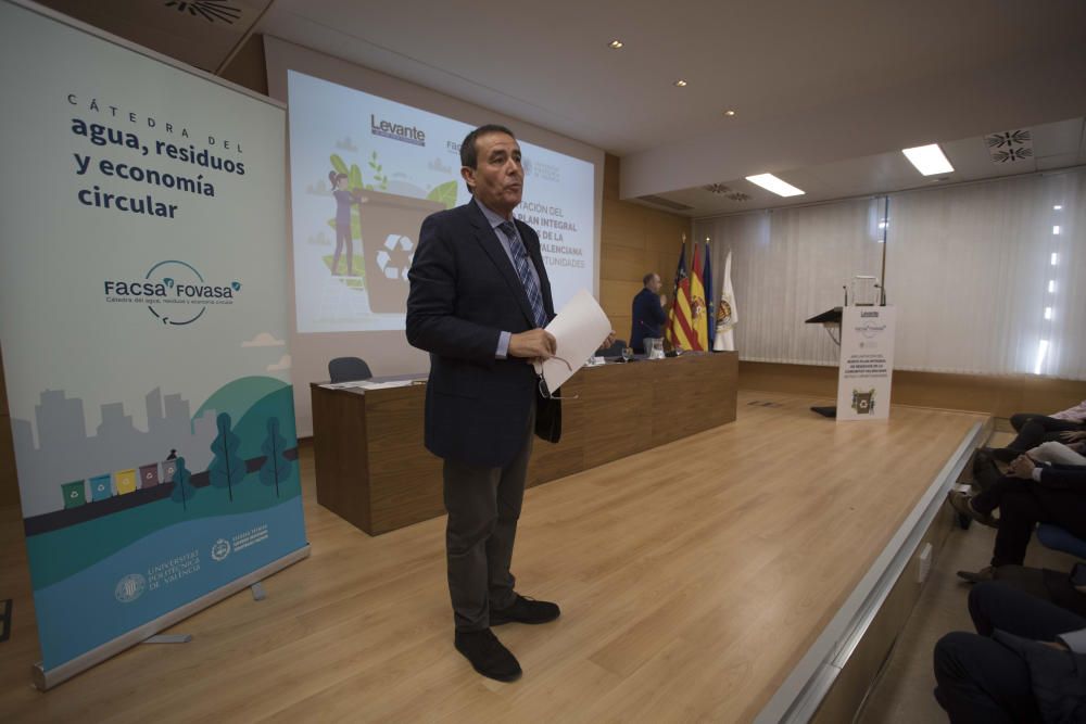 Jornada 'Implantación del Nuevo Plan Integral de Residuos de la Comunitat Valenciana' en la UPV