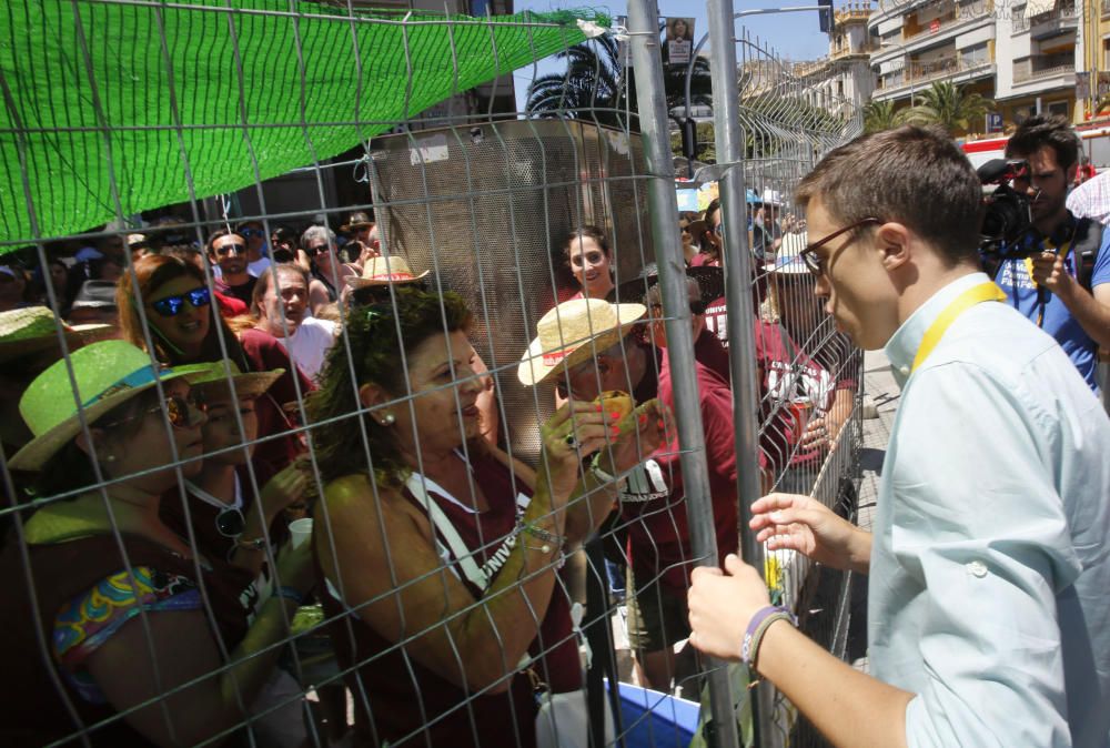 Íñigo Errejón en la mascletà