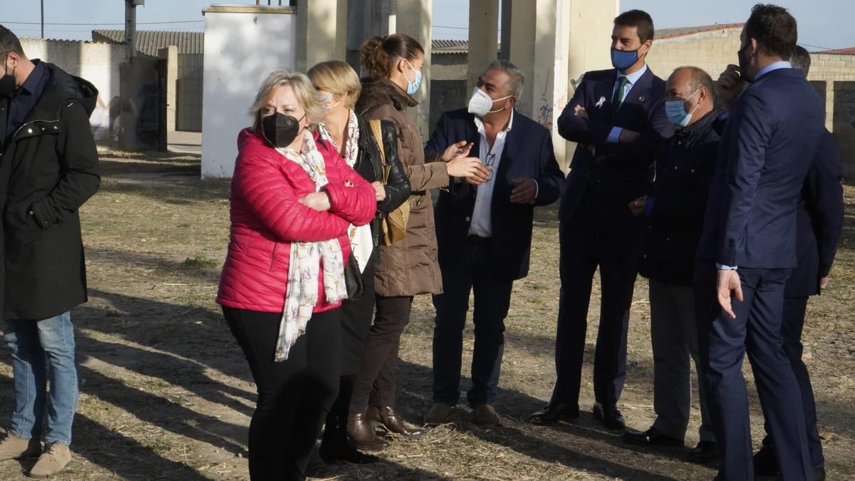 Visita del consejero a Villalpando.