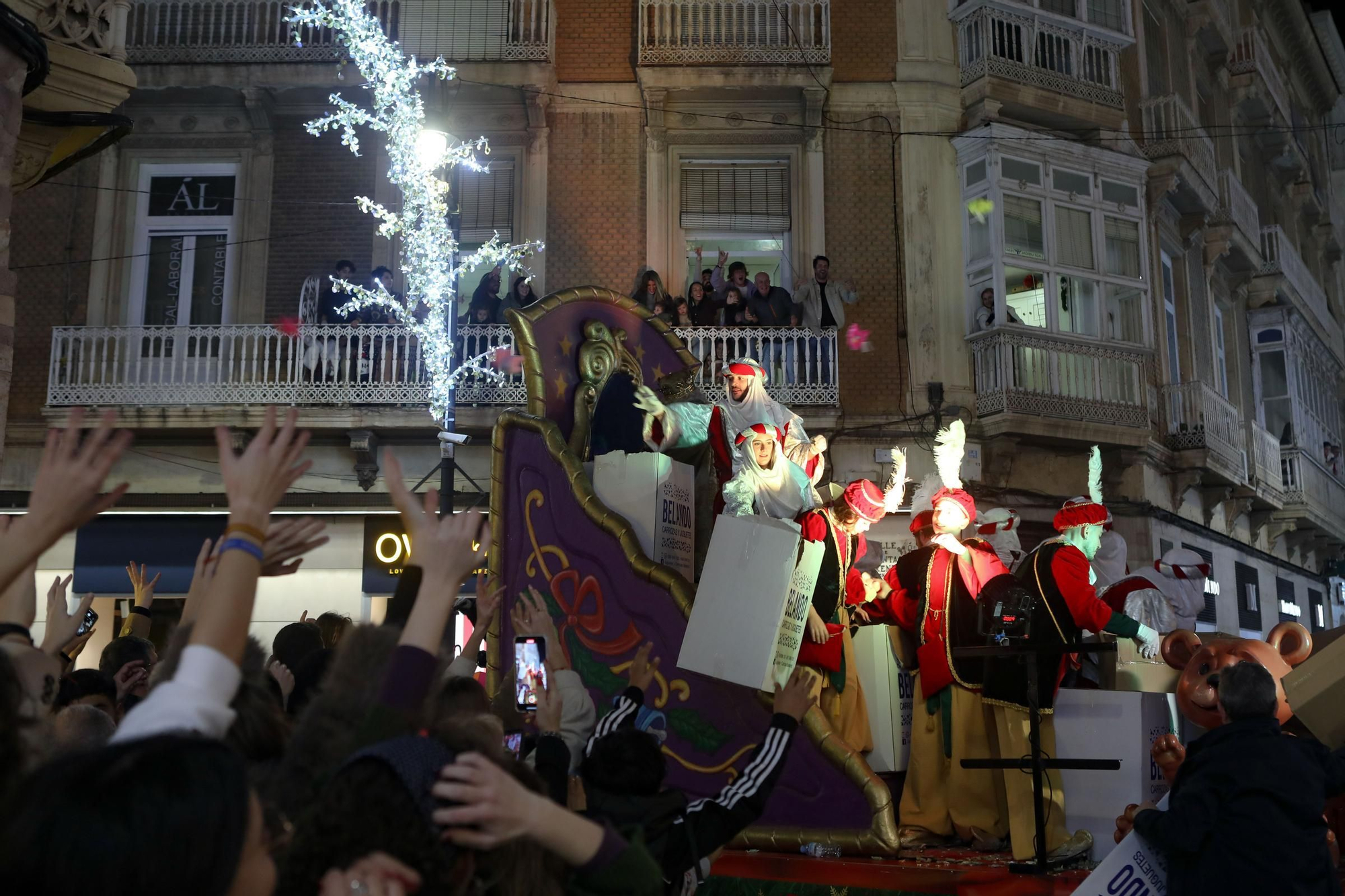 La Cabalgata de los Reyes Magos de Cartagena 2025, en imágenes