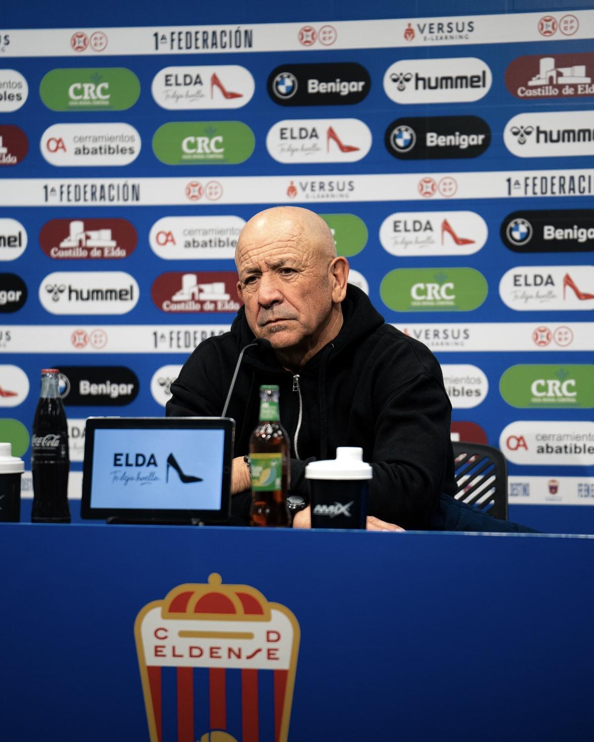 Claudio, serio durante una rueda de prensa de esta temporada.