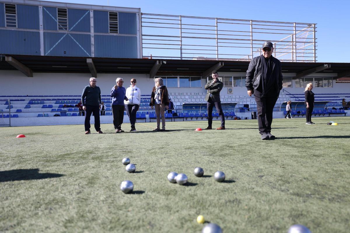 Foto de uno de los torneos que han disputado en los Juegos Castellonenses Adultos-Mayores.