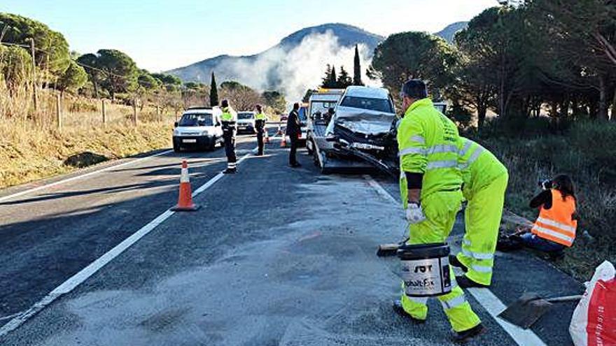 El 2018 finalitza amb un 11% més de sinistres mortals a les carreteres gironines