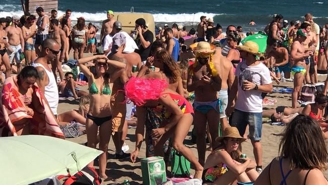 Carnaval de Maspalomas 2017: Fiesta de Carnaval en Playa del Inglés y Entierro de la Sardina