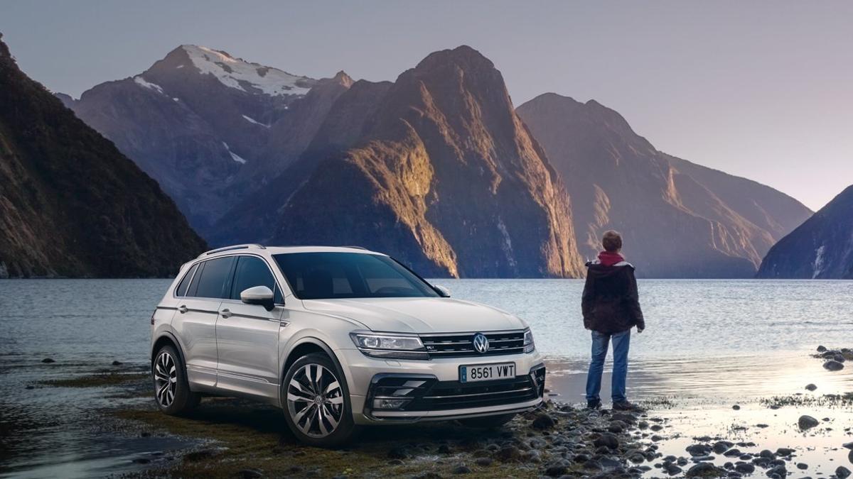 Un Volkswagen Tiguan, que se puede disfrutar por  un 'renting' de 355 euros al mes