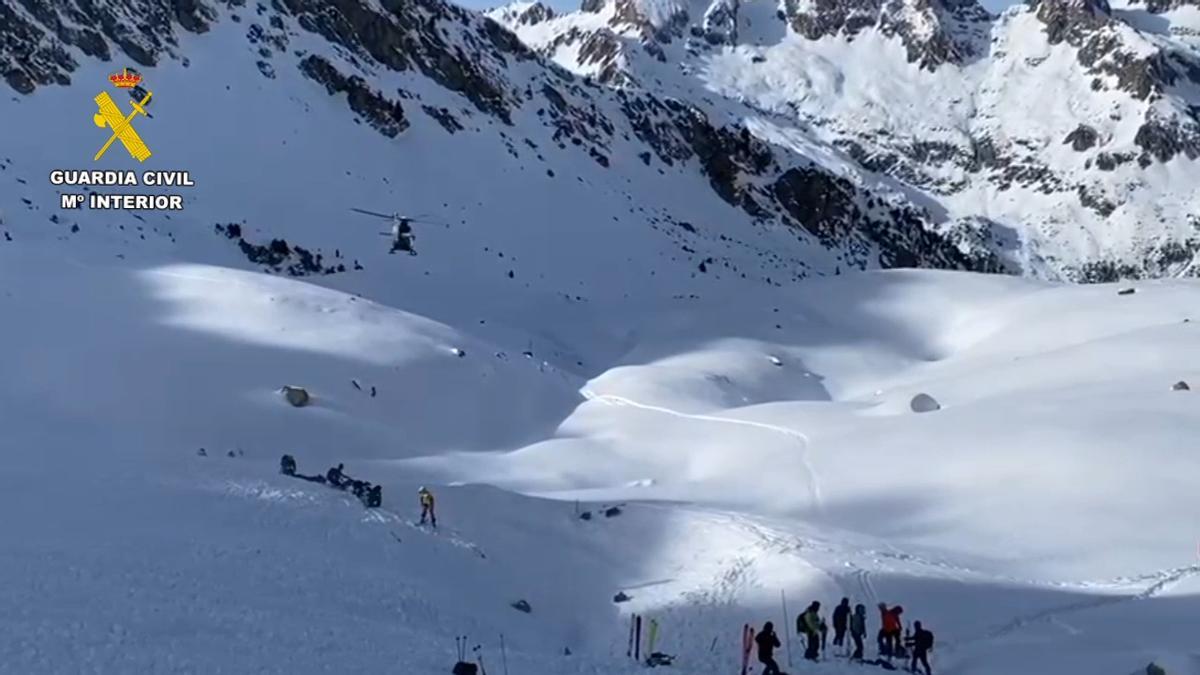 VÍDEO | Así fue el rescate de los tres montañeros muertos en Panticosa por un alud