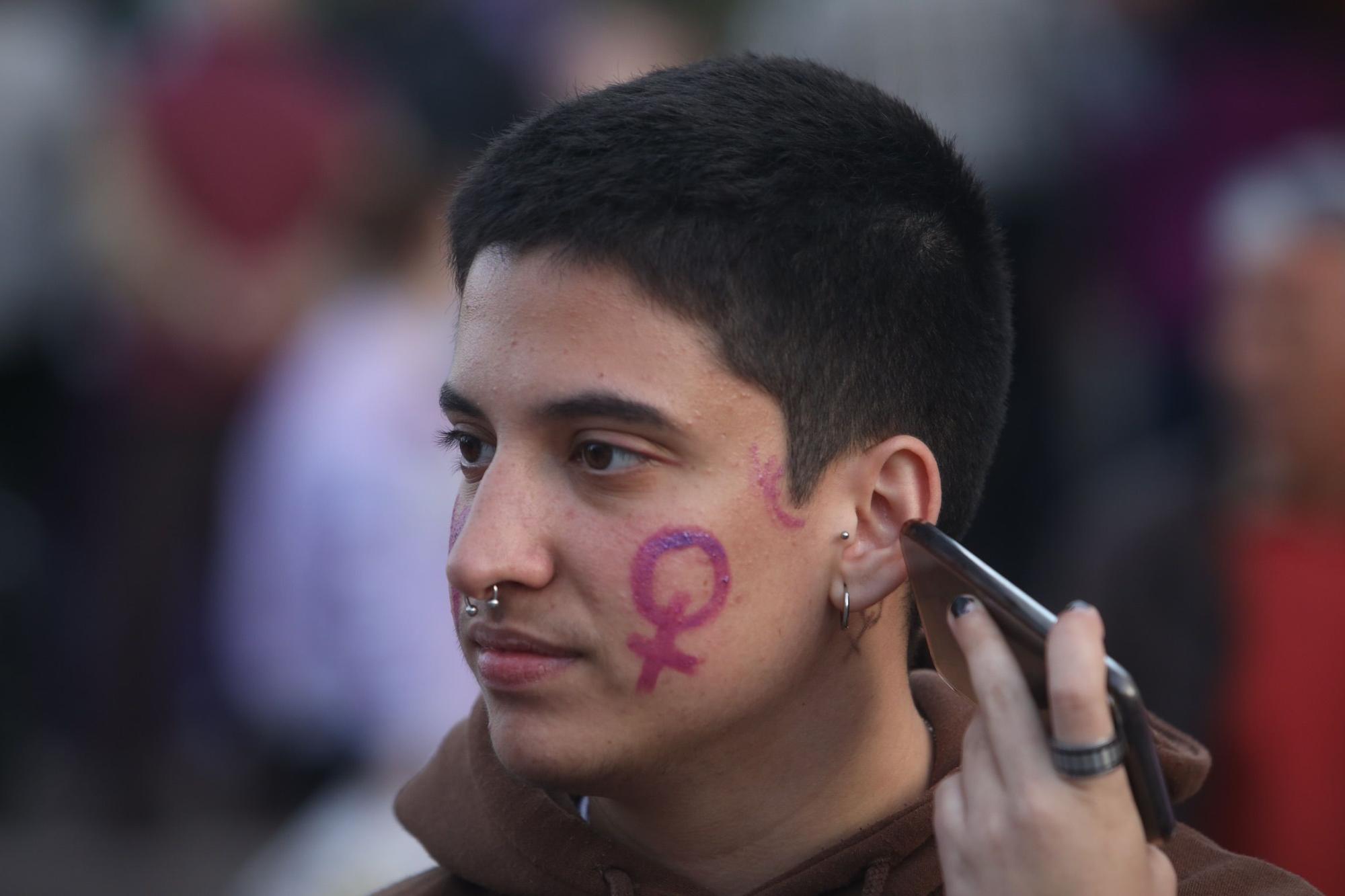 La marcha por el Día Internacional de la Mujer de Málaga, en imágenes