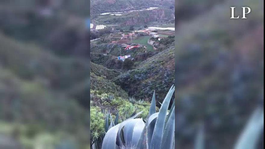 Pasa seis horas herido en un barranco tras robar en una casa de Valsequillo