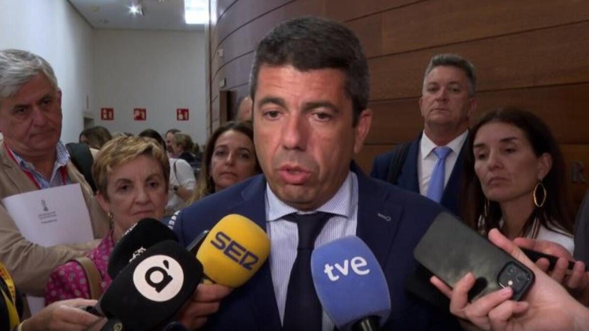 Mazón asegura que los Presupuestos de la Generalitat Valenciana se han aprobado gracias a un "esfuerzo de diálogo" con Vox
