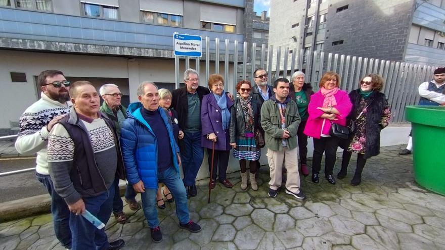 Langreo rinde homenaje con una plaza a Aquilino Moral: &quot;Fue un luchador por la libertad y por la justicia social&quot;