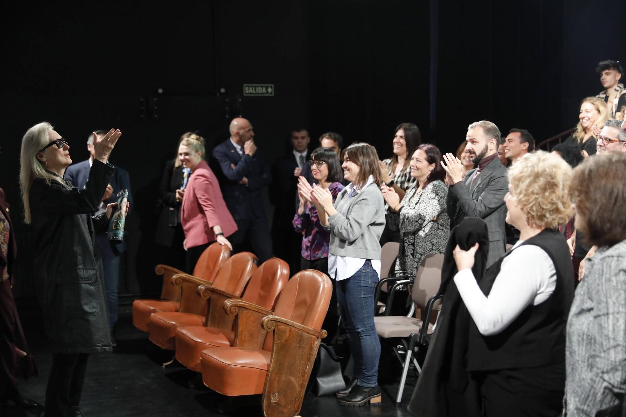 EN IMÁGENES: Así fue el acto de Meryl Streep en la Laboral