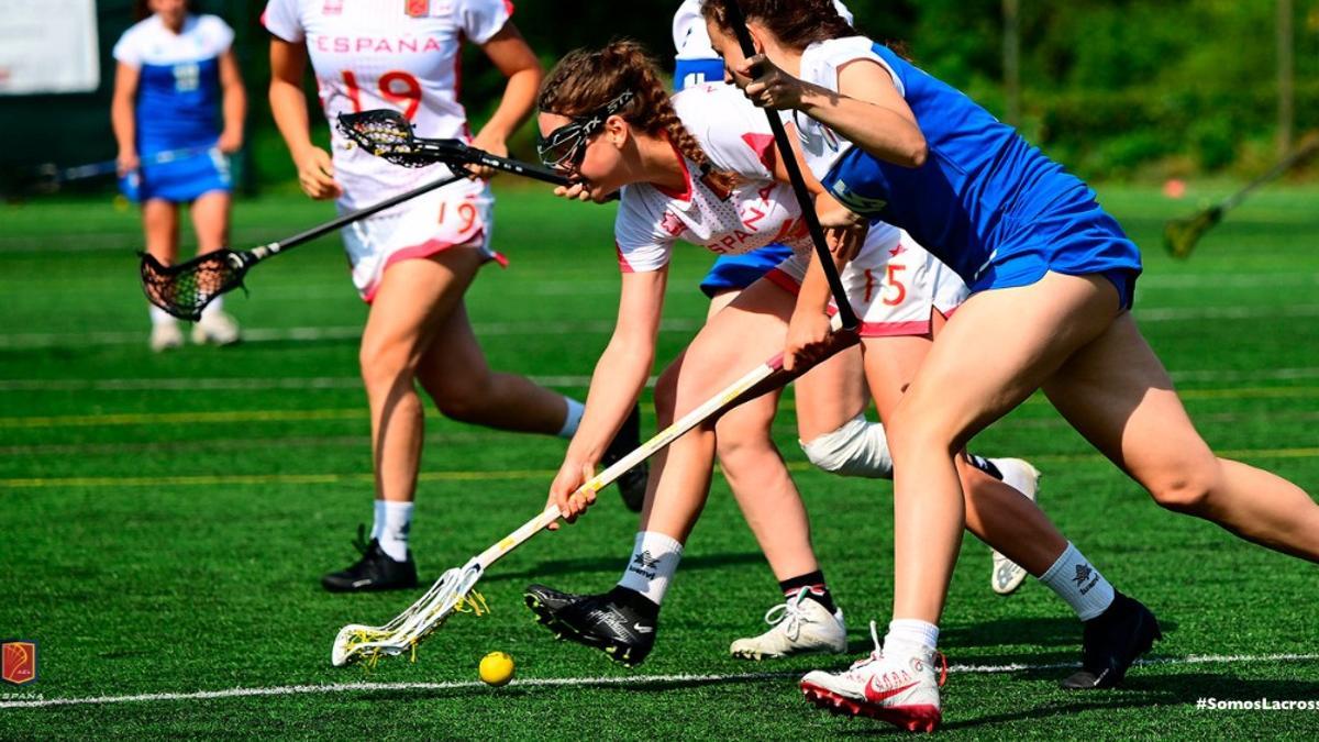 Imagen de un partido de lacrosse